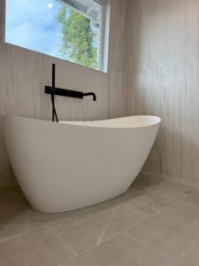 Step by step bathroom renovation in California